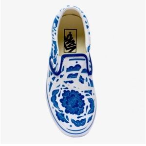 Vans Classic Floral Slip On Shoes